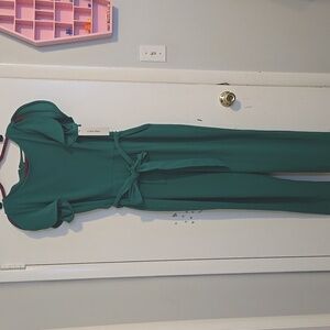 Calvin Klein Green Jumpsuit Size 14 NWT